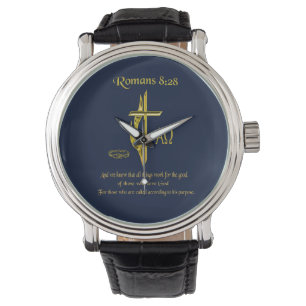 Römer 8:28 Uhr "Scripture Watches"