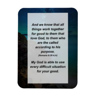 Römer 8:28 Und wir wissen, dass alles funktioniert Magnet