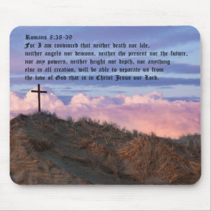 Römer 8:38-39 mousepad