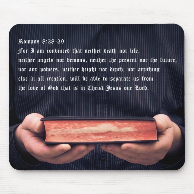 Römer 8:38-39 mousepad (Vorne)