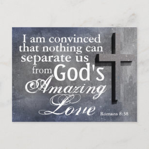 Römer 8:38 Liebe Bibelverse Postkarte