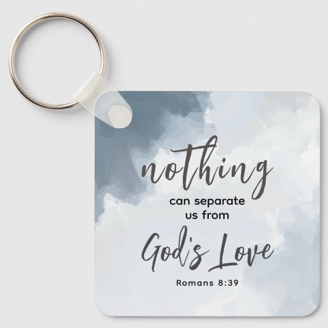 Römer 8:39 Liebe Bibelverse Christlich Schlüsselanhänger (Vorderseite)