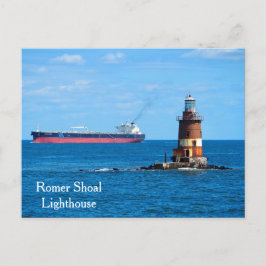 Romer Shoal Leuchtturm Wächter des New Yorker Hafe Postkarte