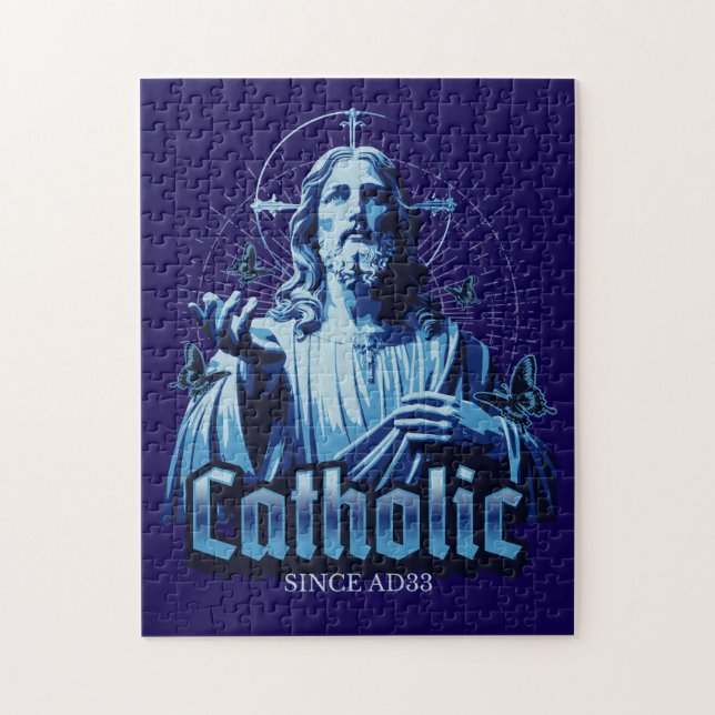 Römisch Katholisch seit AD33 Jesus Christus (Vertikal)