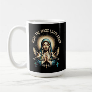 Römisch-katholische Selige Jungfrau Mary Latin Mas Kaffeetasse
