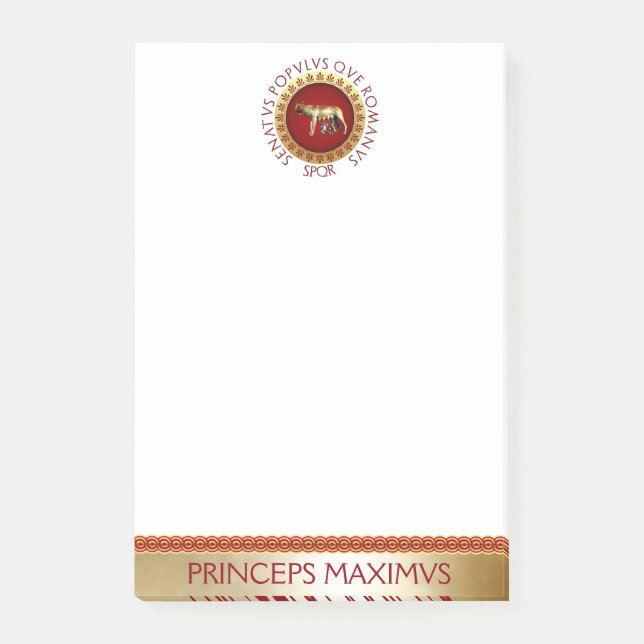 Römisch Post-it Klebezettel (Vorderseite)