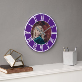 Römisch-römisches Numerisches Grenzgebiet Royal Li Große Wanduhr