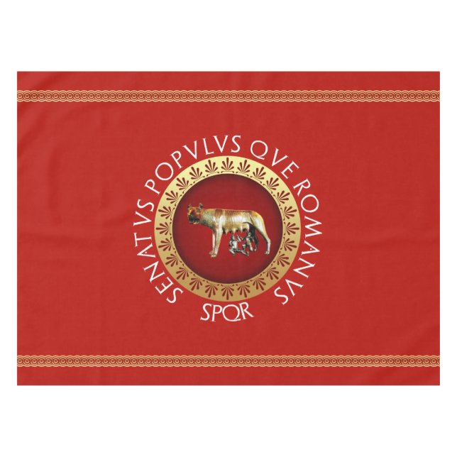 Römisch Tischdecke (Vorderseite (Horizontal))