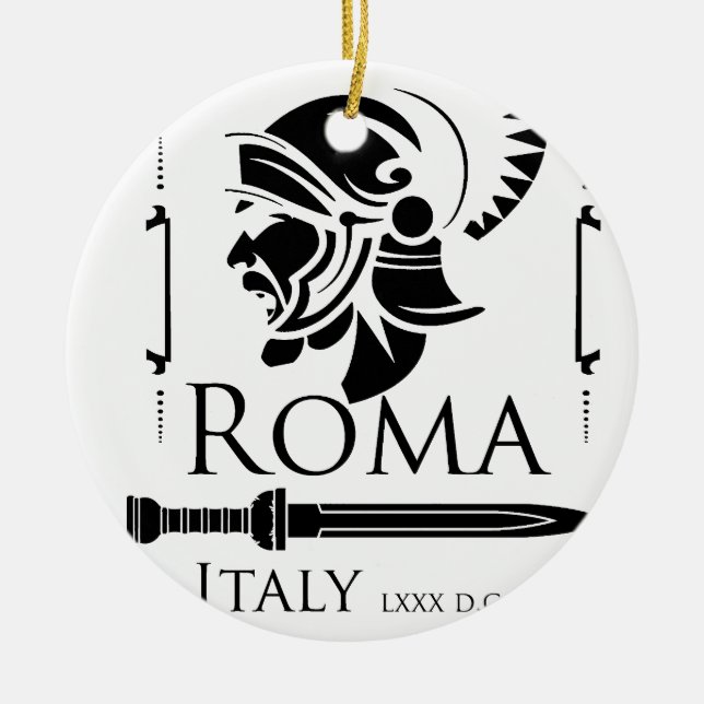 Römische Armee - Legionary mit Gladio Keramikornament (Vorne)
