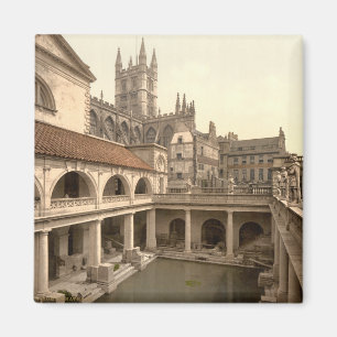 Römische Bäder und Abtei IV, Bath, Somerset, Engla Magnet