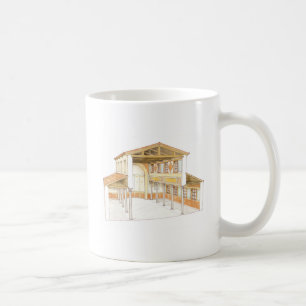 Römische Basilika Kaffeetasse
