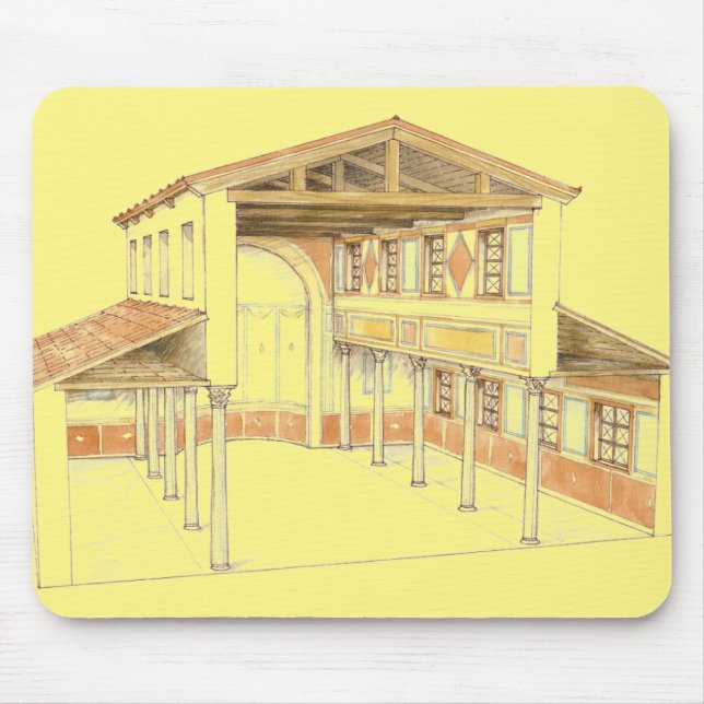 Römische Basilika Mousepad (Vorne)