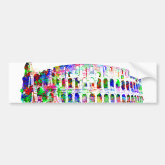 Römische Colosseum bunte Architekturprodukte Autoaufkleber
