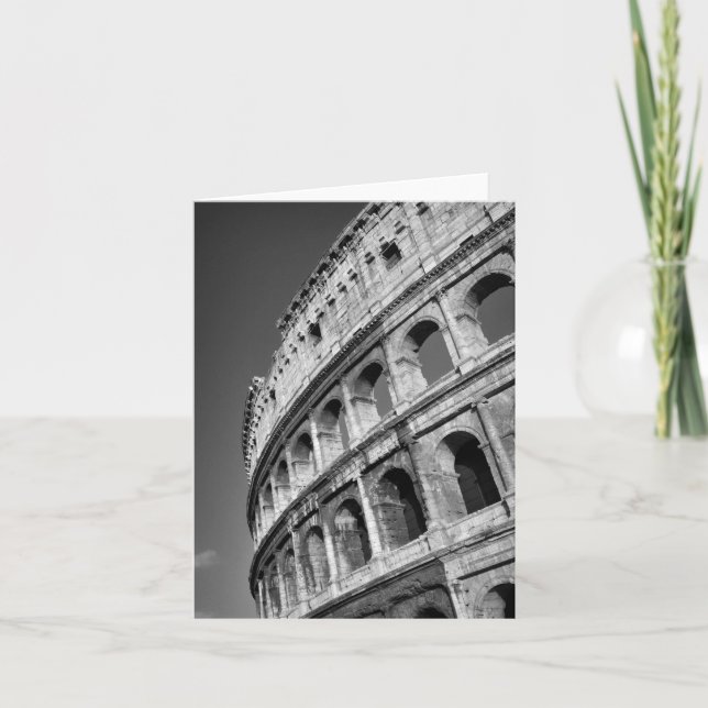 Römische Colosseum Karte (Vorderseite)