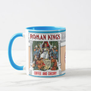 Römische Könige Fabelkaffee Label ・ Keramik 11 oz. Tasse