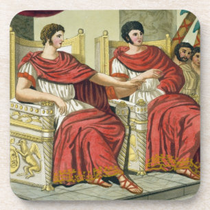 Römische Konsuln, von "L'Antica Rom", 1825 (Farbe Getränkeuntersetzer