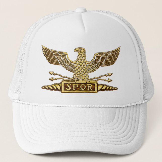 Römische Legion GoldEagles Truckerkappe (Vorderseite)