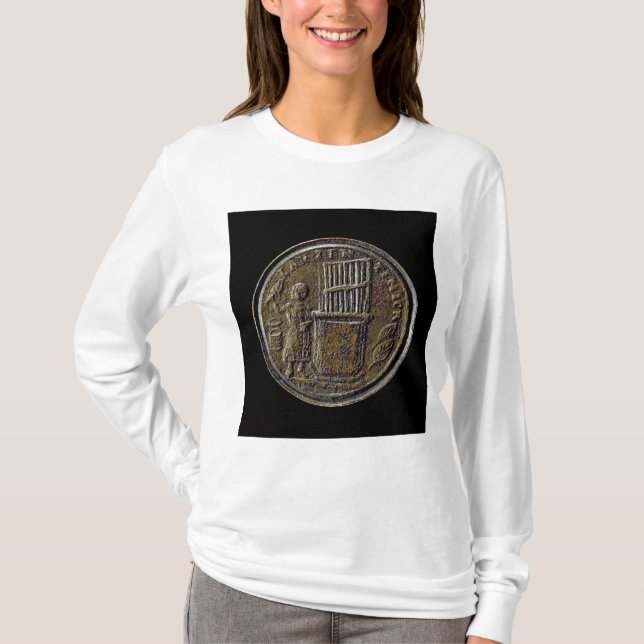 Römische Münze, die ein Organ darstellt T-Shirt (Vorderseite)