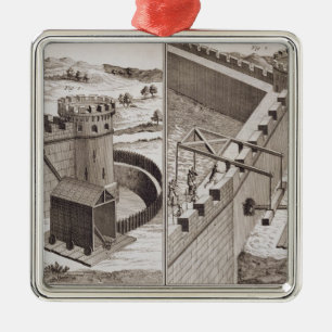 Römische Rammböcke, vom 'Encyclopedie DES S Ornament Aus Metall