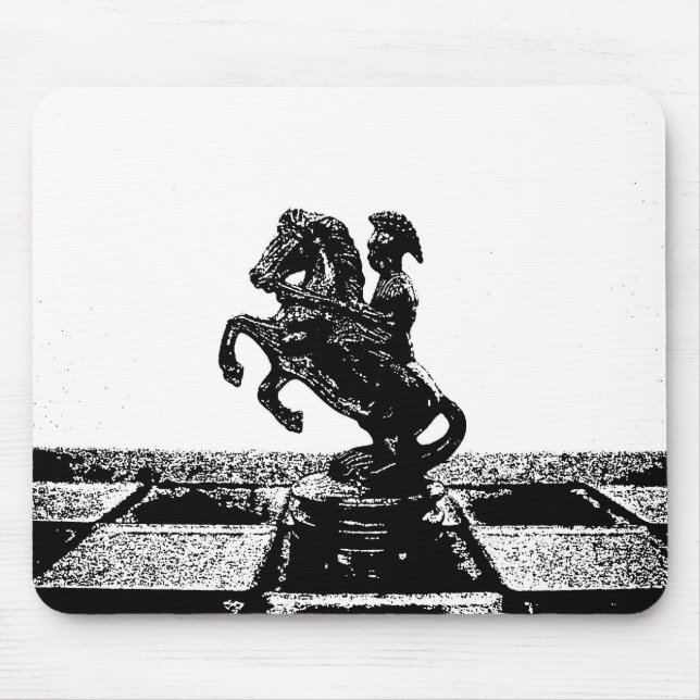 Römische Ritter-Schach-Matte Mousepad (Vorne)