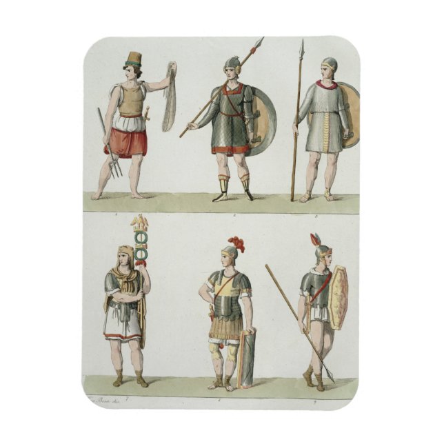 Römische Soldaten, Angabe aus Platte 2, Klasse 5 P Magnet (Vertikal)