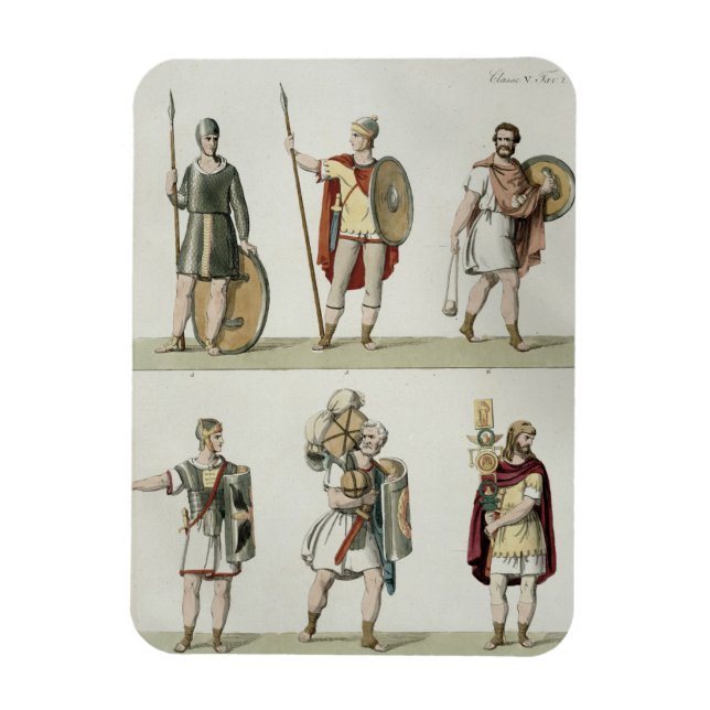 Römische Soldaten, Angabe aus Platte 2, Klasse 5 P Magnet (Vertikal)