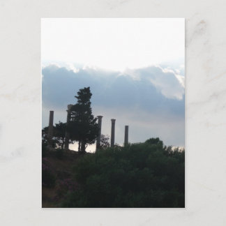 Römische Spalten in Byblos Postkarte