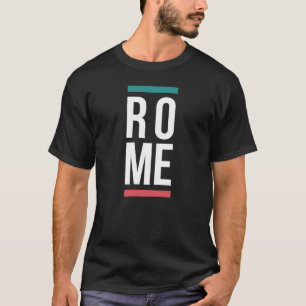 Römische Stadt Fett Typography-Design T-Shirt