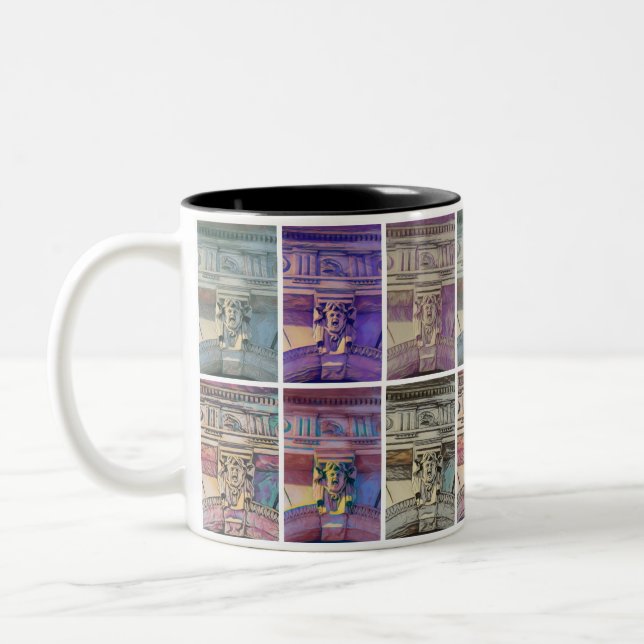 Römische Straße Zweifarbige Tasse (Links)