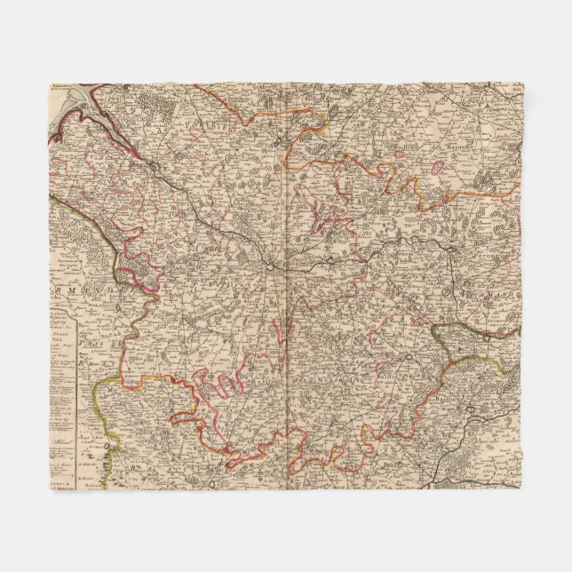 Römische Straßen und Kirchen Fleecedecke (Vorderseite (Horizontal))