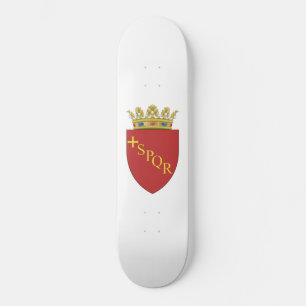 Römische Wappen (SPQR) (Rom, Italien) Skateboard