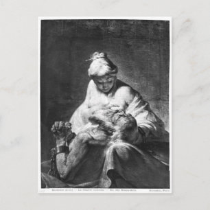 römische Wohltätigkeit Postkarte