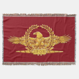 Römischer KaiserWurf Eagles SPQR Decke