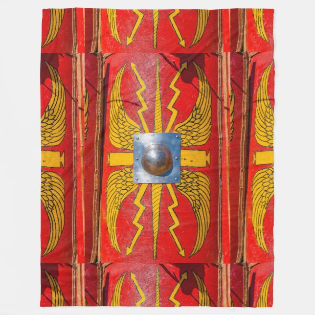 Römischer Militärschild - Skutum Fleecedecke (Vorderseite)
