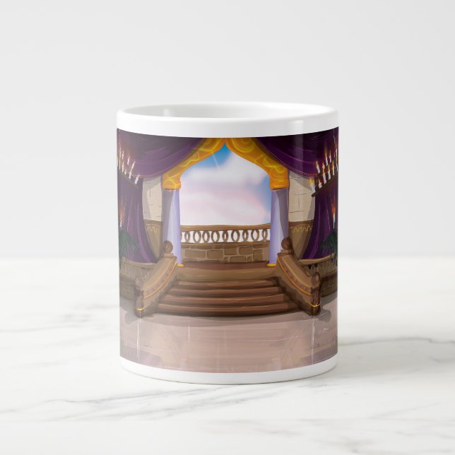 Römischer Palast Jumbo-Tasse (Vorderseite)