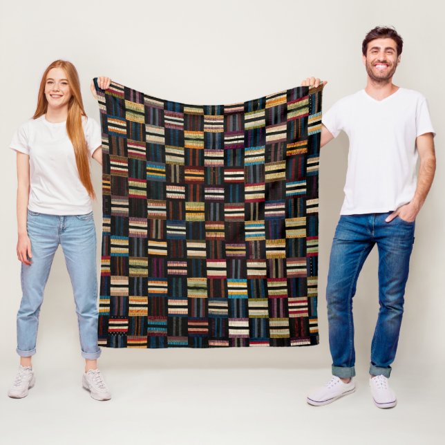Römischer Streifen-Quilt Fleecedecke (Beispiel)
