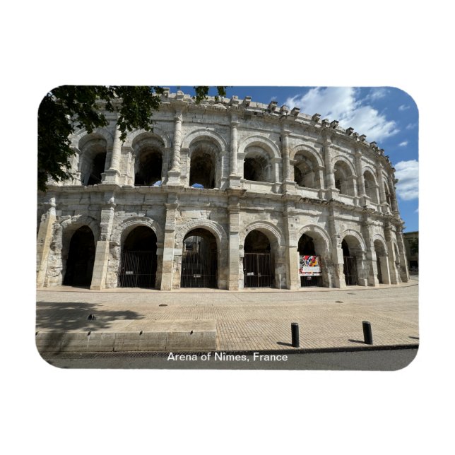 Römisches Amphitheater, Nimes, Frankreich Magnet (Horizontal)