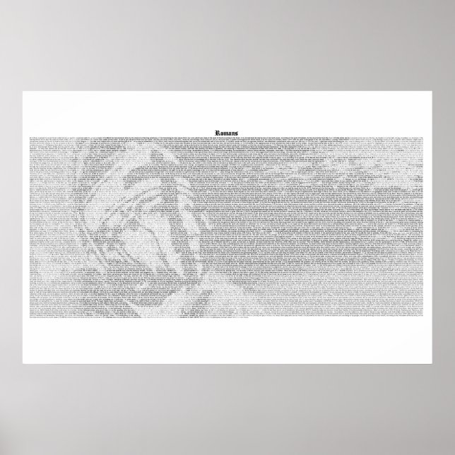 Römisches Buch (vollständiger KJV-Text) Poster (Vorne)