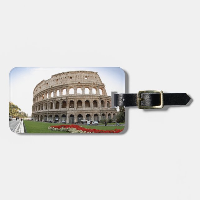 Römisches Colosseum Gepäckanhänger (Vorderseite horizontal)
