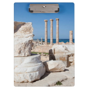 Römisches Forum und Reste einer Statue, Sabratha,  Klemmbrett