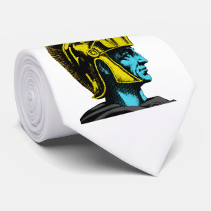 Römisches Gladiator-Pop-Kunst-Porträt Krawatte