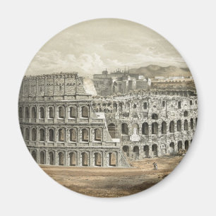 Römisches Kolosseum Vintage Art Magnet