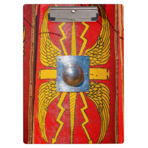 Römisches Militärschild - Scutum Klemmbrett