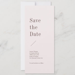 Römisches Modernes Save-the-Date Einladung