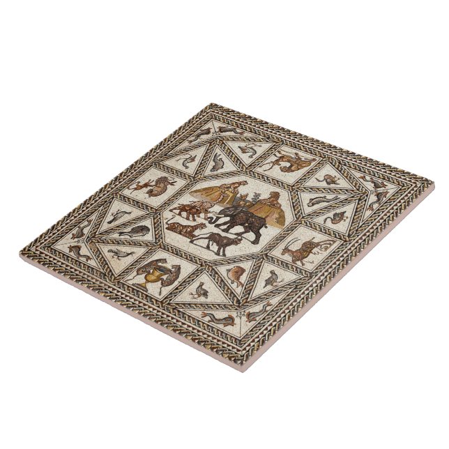 Römisches Mosaik Keramikfliese (Seite)