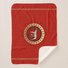 Römisches Reich-Art Sherpadecke