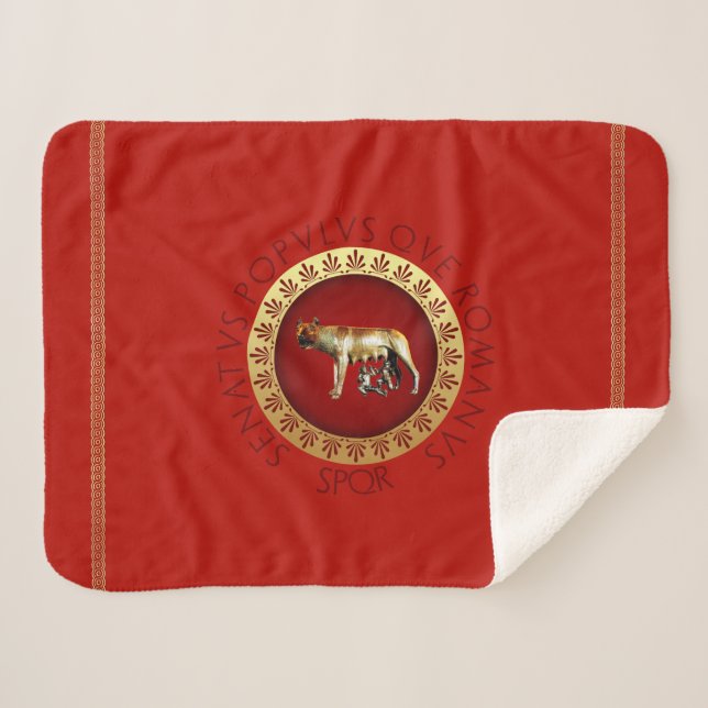 Römisches Reich-Art Sherpadecke (Vorderseite (Horizontal))