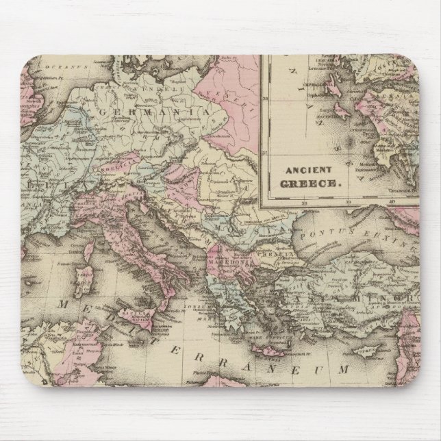 Römisches Reich, Griechenland Mousepad (Vorne)