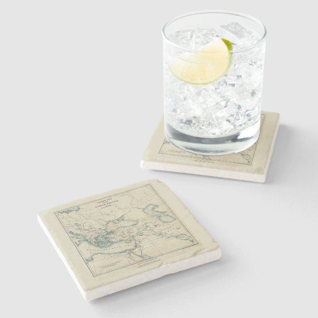 Römisches Reich Steinuntersetzer (Seitenansicht)