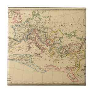Römisches Reich unter Constantine und Trajan Fliese